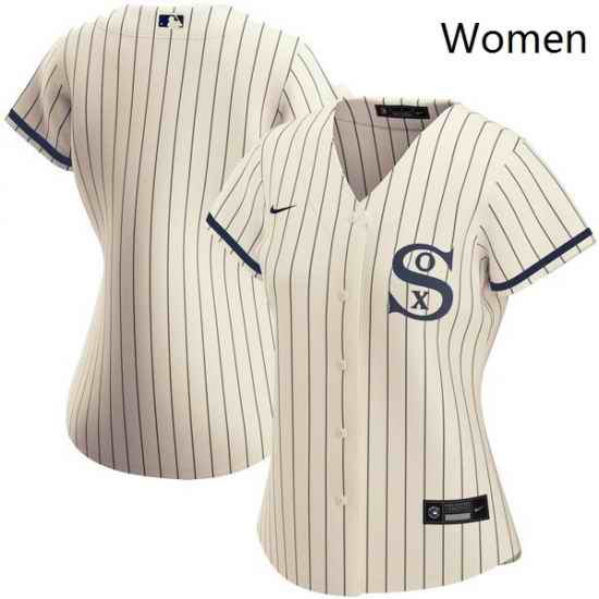Women Chicago White Sox Field of Dreams Blank Cream Jersey